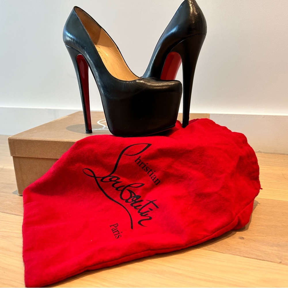 Christian Louboutin | Daffodile 160 | Kid Leather | Black | size 35.5